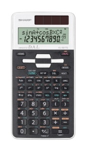 Sharp EL531-TG Solar Powered Scientific Calculator - Add a Geometry Set for just 99p!